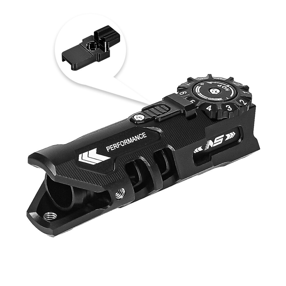 NS CNC Aluminum Hopup Chamber Hard Nub Black Edition – Action Army AAP-01/C