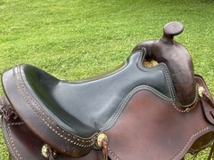 17″ ROCKING R Haflinger Trail Ranch Saddle~X-WIDE Tree~FJORD~GYPSY~Draft Cross