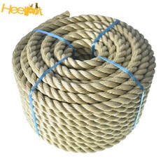 3/4 Inch × 100 Feet 3 Strand Twisted Rope PP Manila Rope Wear Resistant