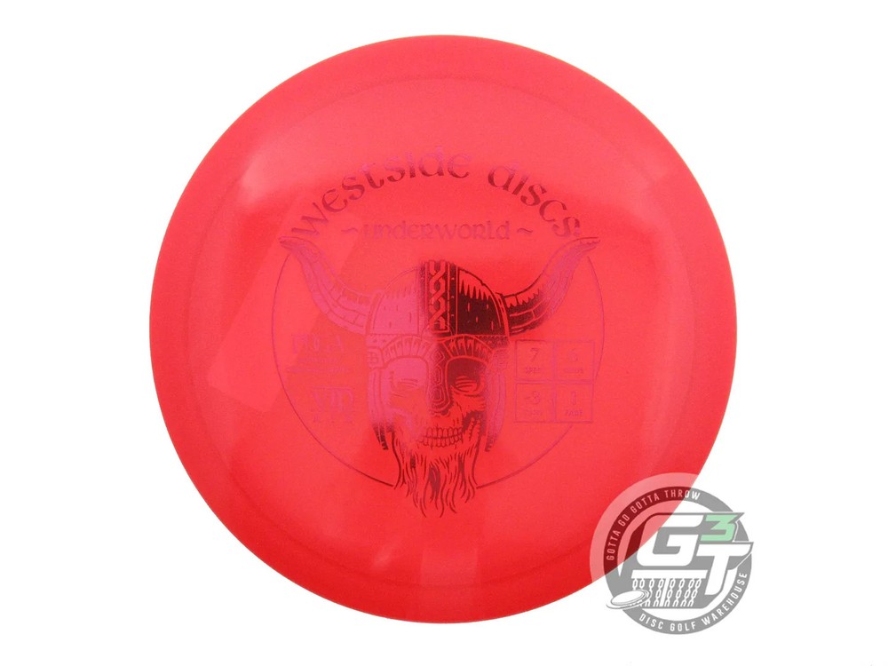 NEW Westside Discs VIP AIR Underworld 157g Red Red Foil Fairway Driver Golf Disc