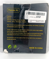 6 Pack Oupeng Sky Carabiner Clip Set 2.25″ D Shape Spring Loaded Gate