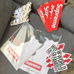 Supreme 2026 Posters (2) (SUPER RARE SOLD OUT) + (10) stickers