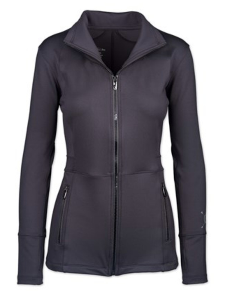Chestnut Bay Active Rider Warm-up Jacket-M-Black Twill