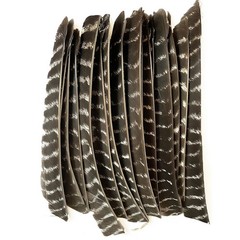 50X Archery Full Length Arrow Feathers Fletches Turkey Fletching Shaft DIY RW LW