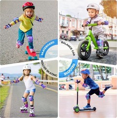 BOSONER Kids Knee Elbow Pads Outdoor Sports Protective Gear