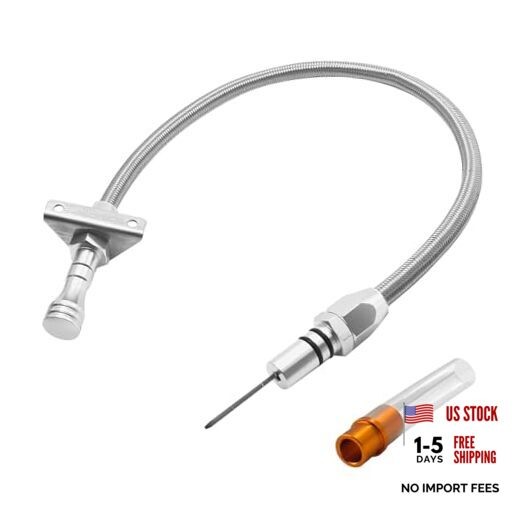 Flexible Transmission Dipstick Tube for GM 4L80E 700R4 4L60E, with Firewall