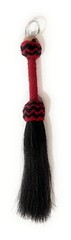 Western Style Horse Hair Keychain, Miniature Horse Quirt Keychain, Cowboy Rodeo