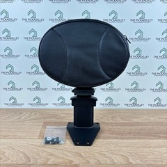 Motorcycle Adjustable Driver Rider Backrest Padded Pad & Mounting Hardware Kit
