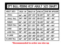 EPT Bull Riding Vest v3.0- Black & Lime Green Leather EPT Brand – Adult Sizes: S
