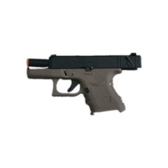 WE Model 26 Full Auto Full Blowback Gas Airsoft Pistol Tan w/ Magazine