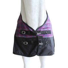 Challenger 1200D Turnout Waterproof Rain Light-Weight Sheet Plaid Horse Blanket
