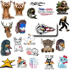 200 PCS Stickers for Adults Funny for Water Bottle, Laptop, Helmet, Cars, To…