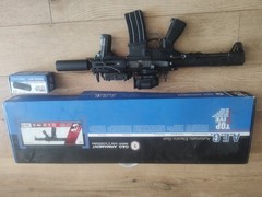 G&G Full Metal ARP 556 PDW AEG Airsoft Rifle Battleship Grey With TRACER UNIT