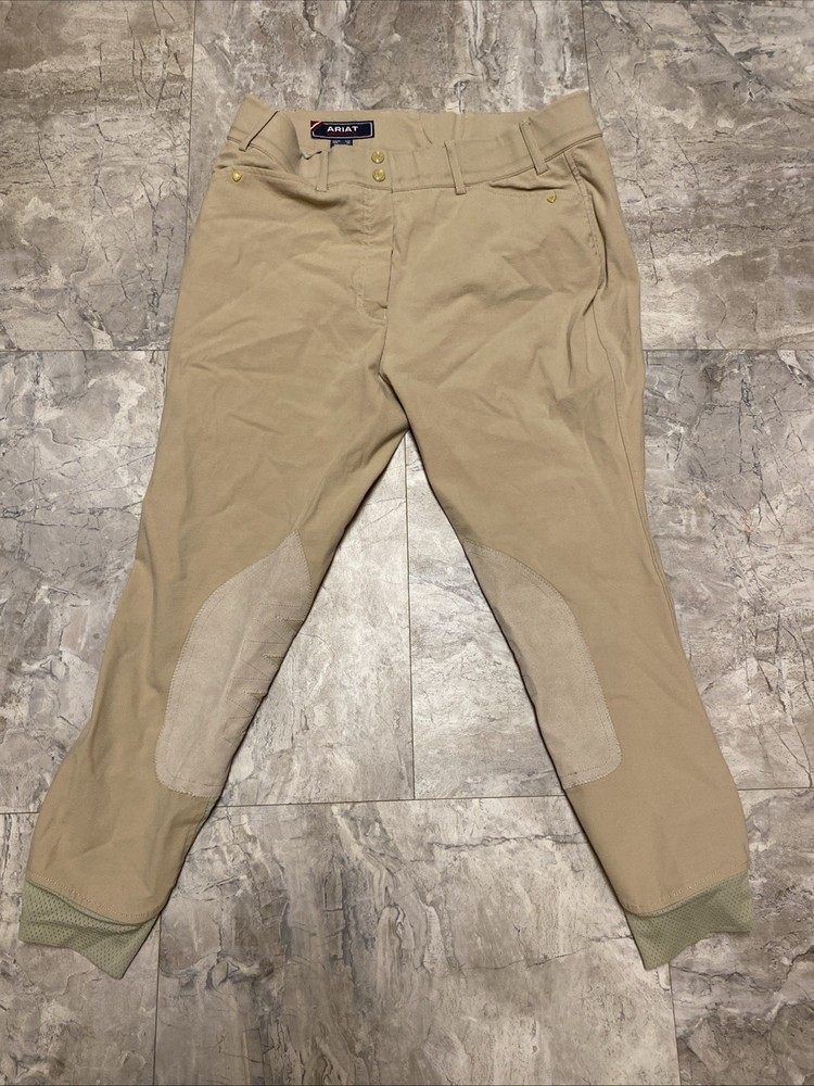 Ariat Heritage Elite Knee Patch Breeches Tan 34R