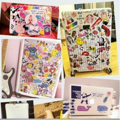 100Pcs Vinyl Skateboard Stickers Bomb Laptop Car Luggage Vinyl Decals Pack Lot