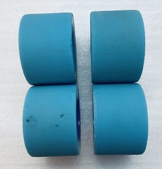 Longboard Wheels 66mm 80a by Fresh Cream King – Blue & Purple – Set of 4
