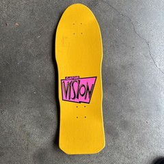 Yellow Vision Gator Skateboard Deck – Reissue – New !!! HTF See Pics