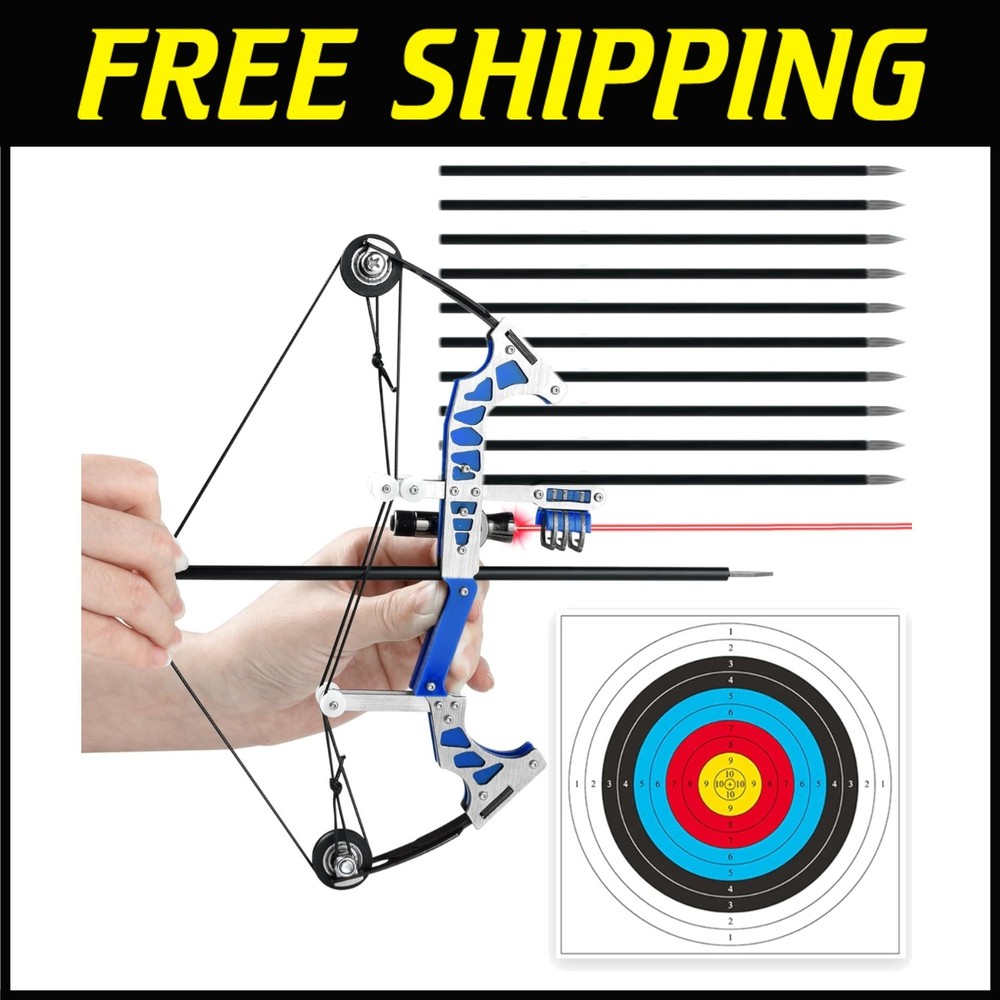 Laser Compound Bow Set with Infrared Laser-Assisted Aiming*