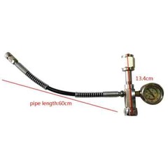 5000PSI Pressure Gauge SCBA Fitting Refill Charging Adapter & 60cm Hose