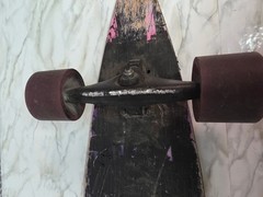 Vintage 42″ Pintail Longboard Skateboard With Gullwing Charger Trucks