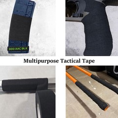 Tactical Gun Grip Tape – Water Resistant, Non-Reflective, 1″ x 27.34 Yards, Mult