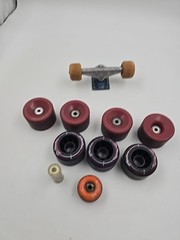 Misc . Skateboard Wheels And Bearings Condition Unknown