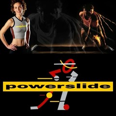 8′ Powerslide Slide Board lateral exercise trainer with booties*SPECIFY SZ* USA*