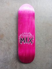 9.18″ Skateboard Deck «Huffer» Shape MIX Mfg Handcrafted in USA Pink