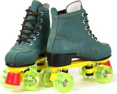 Roller Skate Shoes 5-1/2 Women Men HighTop Adult Youth Suede Leather $119 Amazon