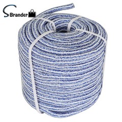 3/4 Inch × 200 Feet 24 Strand Braided Rope Arborist Tree Rope Blue And White