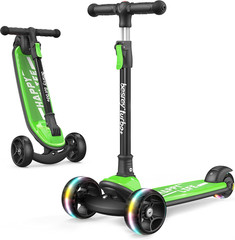 Kick Scooter for Kids Ages 3-10, 3-Wheel Folding Scooter with Adjustable Height,