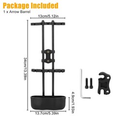 5 Arrow Bow Quiver Compound Bow Quivers Arrows Archery Holder with Quick Release
