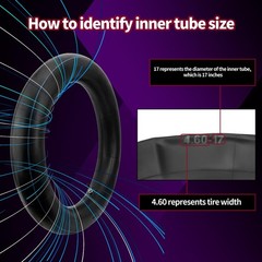 460-17 Motorcycle Inner Tube Fit for 130/70-17 140/70-17 130/80-17 1