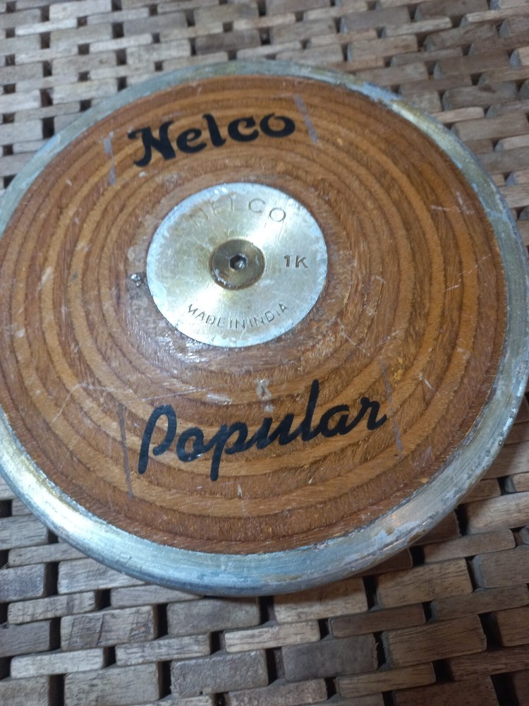 Nelco Popular Laminated Wood Competition Olympic 1K Discus Vintage USED