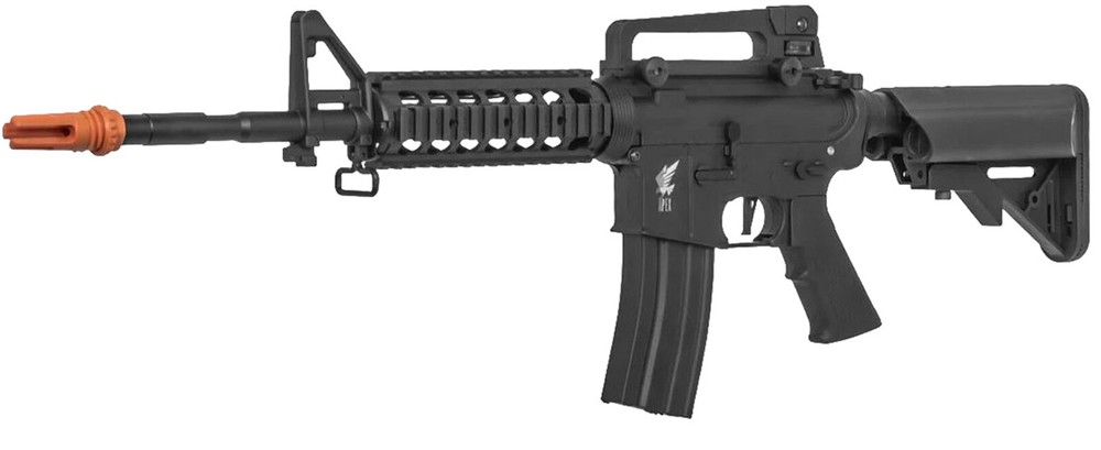 Classic Army Apex RIS AEG Rifle Airsoft Gun Black 380 FPS Extendable Stock