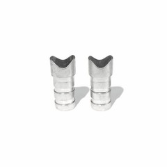 Aluminum Short Arrow Nocks ID6.2/7.6mm Half Moon Tails Archery DIY Shaft