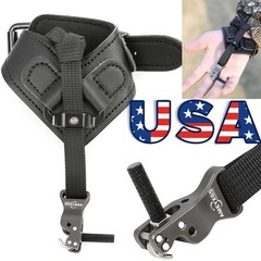 Archery Release Aids Wristband Caliper Strap Trigger Compound Bow Taeget Hunting