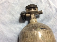 interspiro Air tank 2014 Hydro tested 2019 45 minutes (4500 psi)