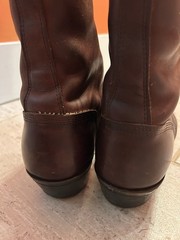 Vintage Packer Boots Brown Women’s Size 10 Lace-Up Kiltie Western Aztec Stitch