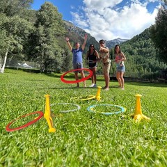 Trigo Portable Ring Toss Game for Kids & Adults Indoor Outdoor Fun Portable Y…