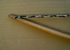 Vintage Wolverine English Style Long Bow 63, in. x 25 lb. R/H (Item #1)