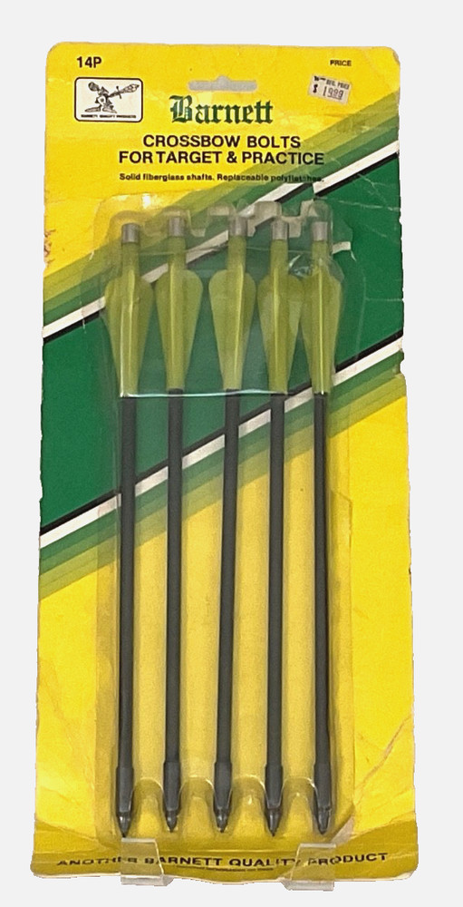 Barnett 14P Crossbow Bolts for Target Practice Plastic Shafts New Open Package