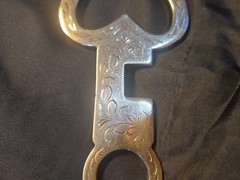 Western Silver Heart Cheek Show Bit – 5″ Snaffle Mouth – 8″ Cheek