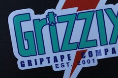 Grizzly Skateboard Grip Tape Gatorade Parody Z65A Vintage Skateboarding STICKER