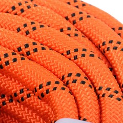 5174 Pounds Orange Black 1/2 in X120′ 48 Stranded Braided Rope Breaking Strength