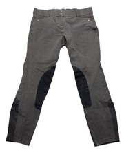 Women’s Ariat Heritage Knee Patch Equestrian Riding Breehces Size 30R Grey