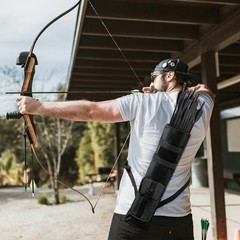 Archery Lightweight Back Arrow Quiver Arrow Holder Adjustable Arrow Backpack Bag