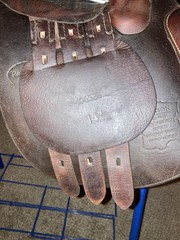 14” Ovation English Saddle, MW/W Youth Saddle