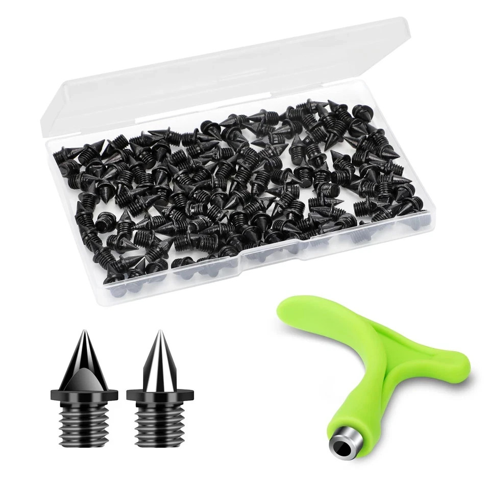 1/4 Inch Track Spikes 120 Pieces Alloy Steel Spikes for Track Shoe Spikes Rep…
