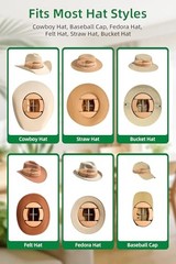 Hat Stretcher for Fitted Hats Large Size Cowboy Hat Stretcher 4-Way Extender